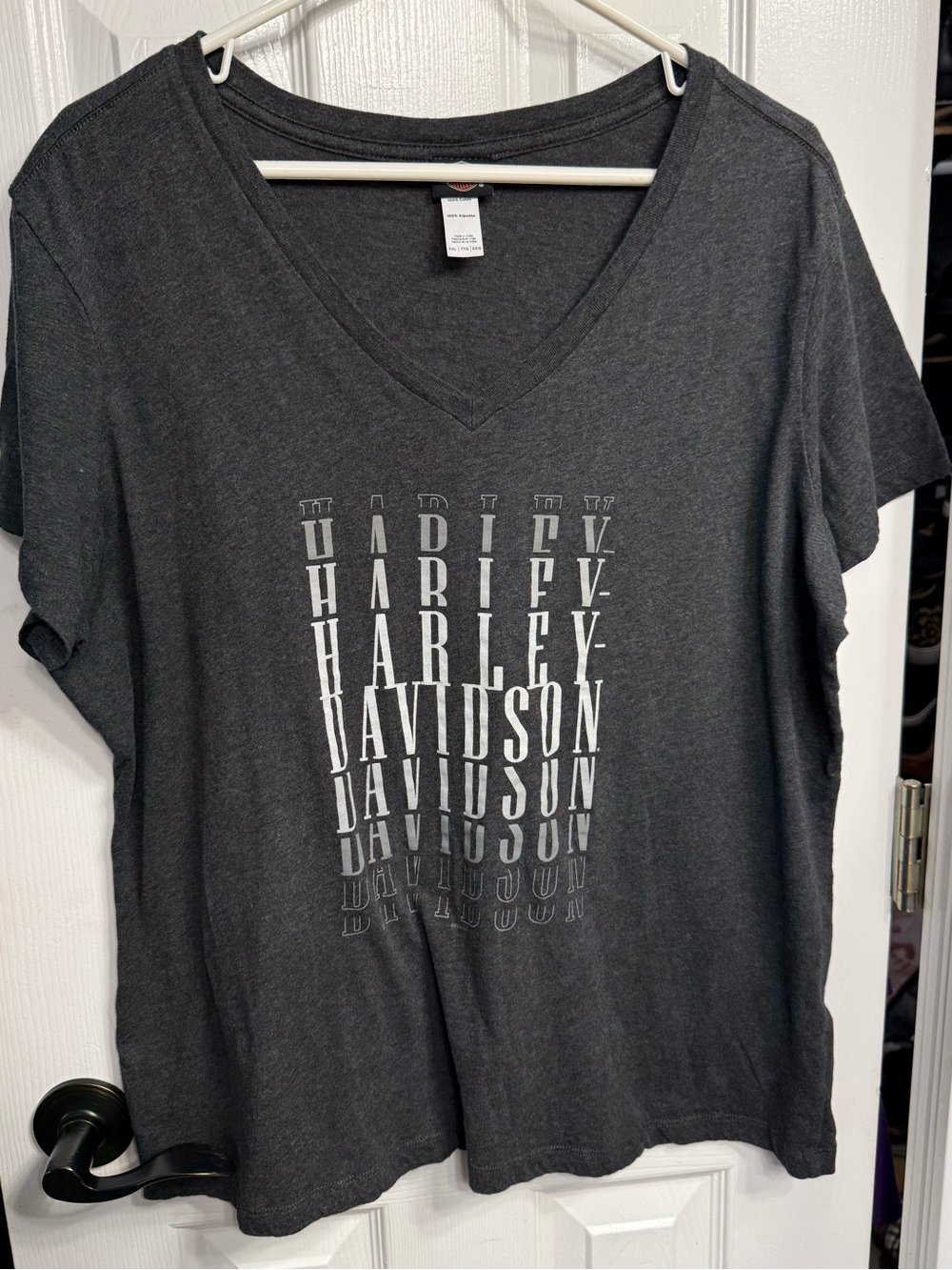 Harley-Davidson Charcoal V-Neck Tee size xl Tulsa, OK